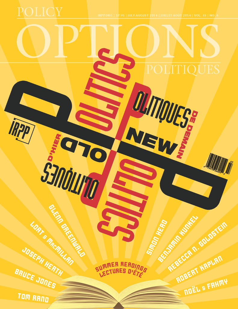 Old Politics, New Politics | July-August 2014